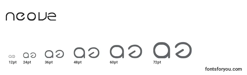 Neov2 Font Sizes