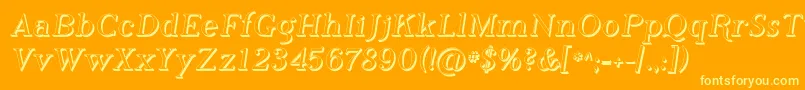 Подробнее о шрифте Phosh Шрифт Phosh – жёлтые шрифты на оранжевом фоне