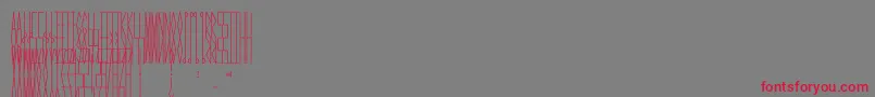 JmhCelaenoRuna Font – Red Fonts on Gray Background