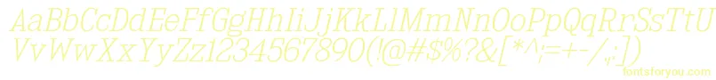 KingsbridgeElIt Font – Yellow Fonts