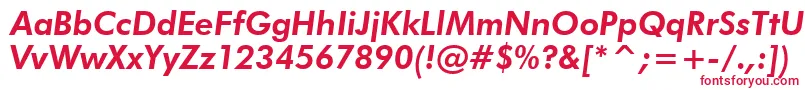 FuturaHeavyItalicBt Font – Red Fonts