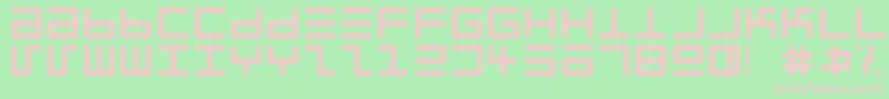 Eppyerrg Font – Pink Fonts on Green Background