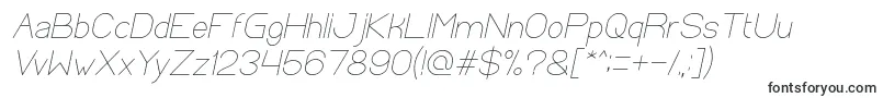 OpticalFiberItalic-fontti – Fontit Microsoft Officelle