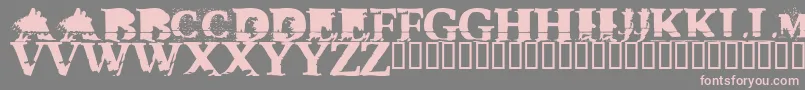 Tripx Font – Pink Fonts on Gray Background