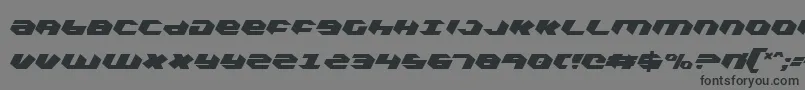 KubrickExtraCondensed Font – Black Fonts on Gray Background