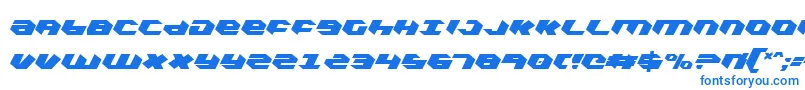 KubrickExtraCondensed Font – Blue Fonts on White Background