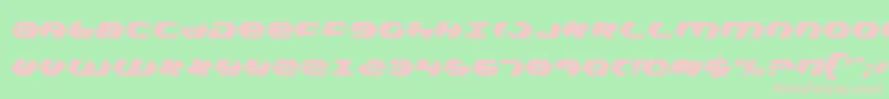 KubrickExtraCondensed Font – Pink Fonts on Green Background