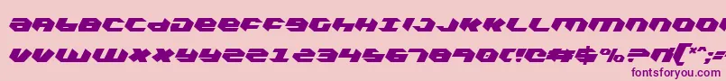 KubrickExtraCondensed Font – Purple Fonts on Pink Background