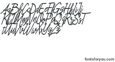 Asfrogas font – handwritten Fonts