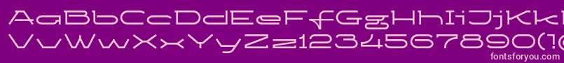 Ketosagbd Font – Pink Fonts on Purple Background