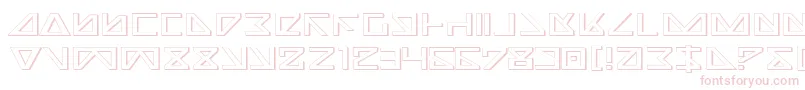 Nicke3D-Schriftart – Rosa Schriften
