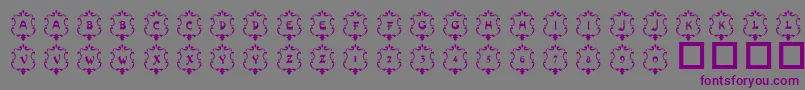 Подробнее о шрифте 101Badges Шрифт 101Badges – фиолетовые шрифты на сером фоне