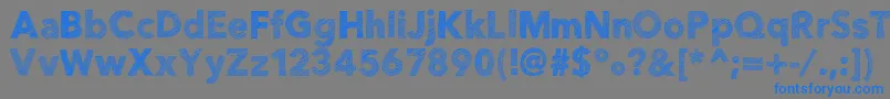 Helloetchasketch Font – Blue Fonts on Gray Background