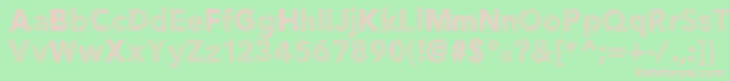 Helloetchasketch Font – Pink Fonts on Green Background