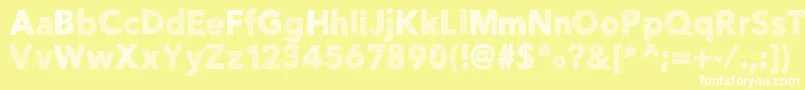 Helloetchasketch Font – White Fonts on Yellow Background