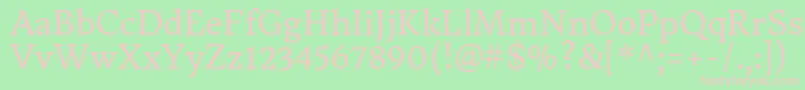 More about DonegaloneRegular Font DonegaloneRegular Font – Pink Fonts on Green Background