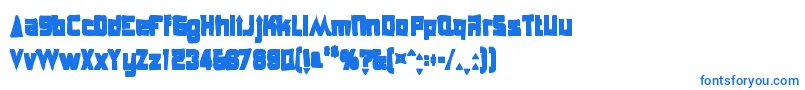 Anglepoiselampshadeink Font – Blue Fonts on White Background