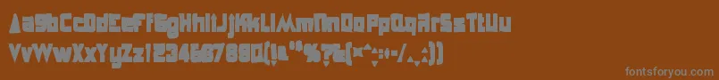 Anglepoiselampshadeink Font – Gray Fonts on Brown Background