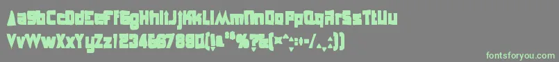 Anglepoiselampshadeink Font – Green Fonts on Gray Background