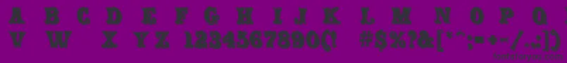 fuente CarnivalRimmed – Fuentes Negras Sobre Fondo Morado