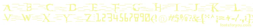 MatrixCyr Font – Yellow Fonts