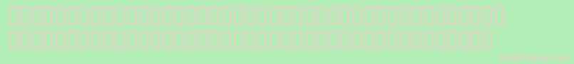 P22MichelangeloExtras Font – Pink Fonts on Green Background