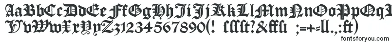Manuskriptgotisch Font – Fonts for Adobe Reader
