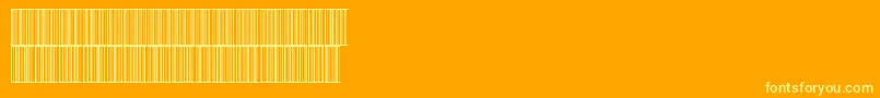 Police Int2of5x1Normal – polices jaunes sur fond orange