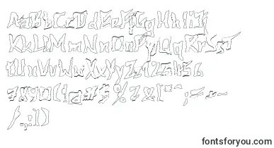 612kosheylineplBold font – Fonts Starting With 6
