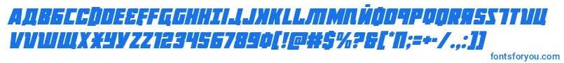 Octoberguardital-Schriftart – Blaue Schriften