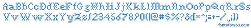 Needlepoint Font – Blue Fonts