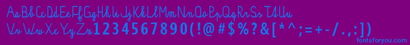 PР±sankovРІPsacР±JakubSloupSVelkСЊmiPР±smenyOptimalizovanРІProTisk Font – Blue Fonts on Purple Background