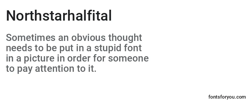 Review of the Northstarhalfital Font