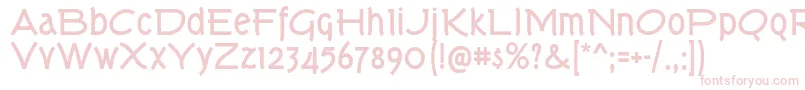 TorkBd Font – Pink Fonts on White Background