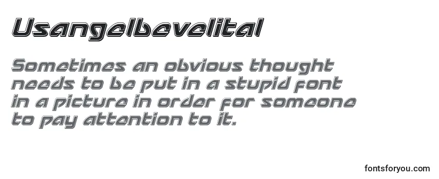 Review of the Usangelbevelital Font