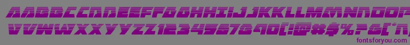 Eaglestrikehalfital Font – Purple Fonts on Gray Background