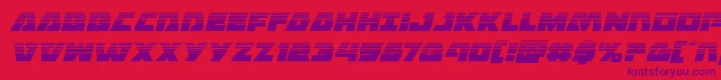 fuente Eaglestrikehalfital – Fuentes Moradas Sobre Fondo Rojo