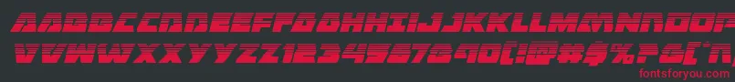 Eaglestrikehalfital Font – Red Fonts on Black Background