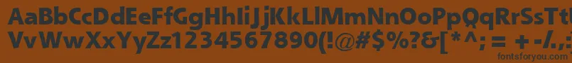 Queblackssk Font – Black Fonts on Brown Background