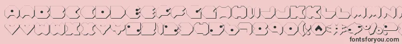 Felds2 Font – Black Fonts on Pink Background