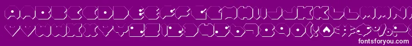 Felds2 Font – White Fonts on Purple Background