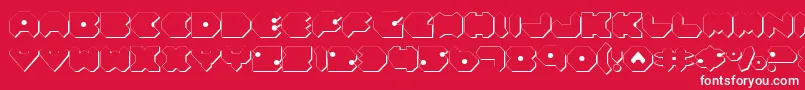 Felds2 Font – White Fonts on Red Background