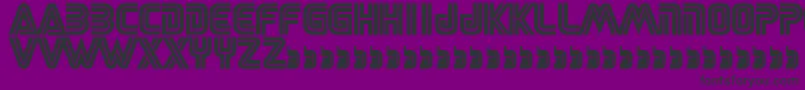 Sega Font – Black Fonts on Purple Background