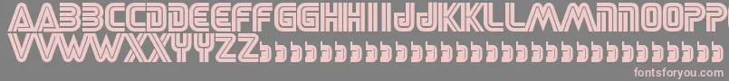 Sega Font – Pink Fonts on Gray Background