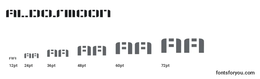 AldosMoon Font Sizes