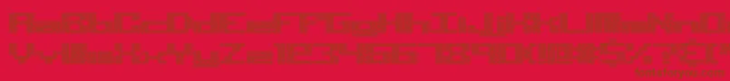 En savoir plus sur la police Knot Police Knot – polices brunes sur fond rouge