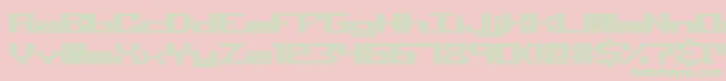 More about Knot Font Knot Font – Green Fonts on Pink Background