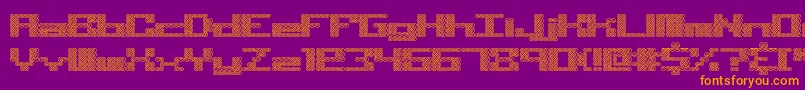 Lisätietoja Knot-fontista Knot-fontti – oranssit fontit violetilla taustalla