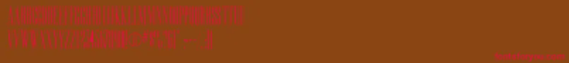 Edition Font – Red Fonts on Brown Background