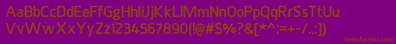 Шрифт JuhlExtrabold – коричневые шрифты на фиолетовом фоне